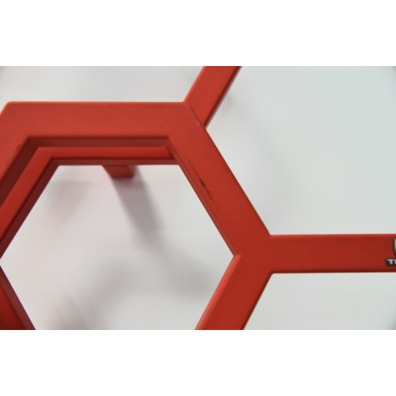 TERMA Hex vertikálny vodný dizajnový radiátor - showroomový radiátor