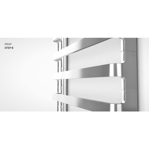 IRSAP Step B chrómový kúpeľňový radiátor detail4
