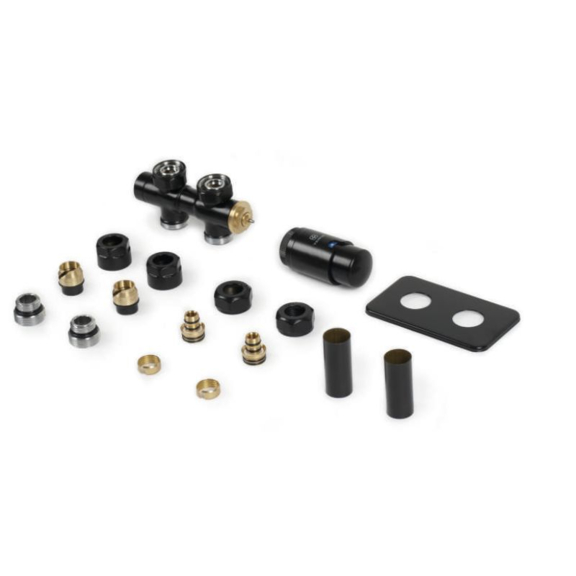 Terma TWINS ALL IN ONE priama integrovaná termostatická ventilová sada - Terma farby