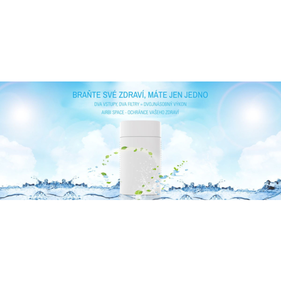 Airbi Space čistička vzduchu - vlastnosti