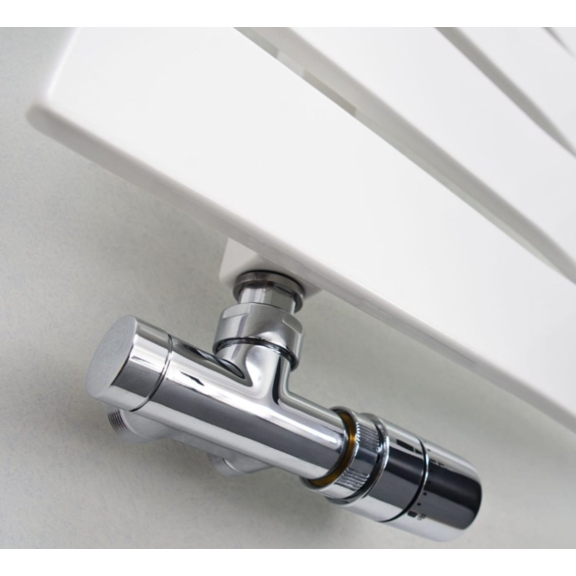 TERMA Cyklon H dizajnový radiátor farba 9016 detail