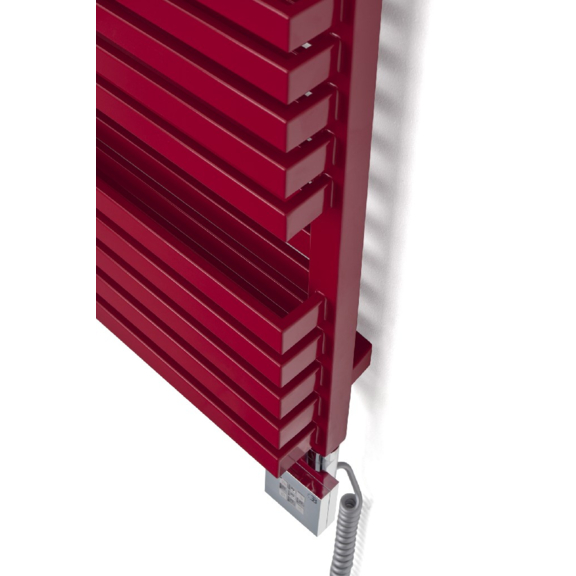 TERMA Quadrus Bold elektrický kúpeľňový radiátor RAL3027