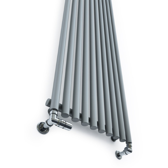 TERMA Tune VWS dizajnový radiátor 1800x490 farba Nickel Black