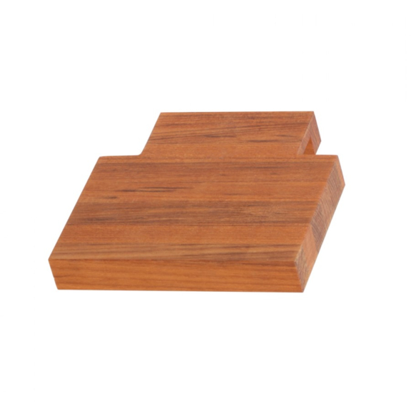 TERMA Drevená polička na uteráky Easy 20 cm - teak