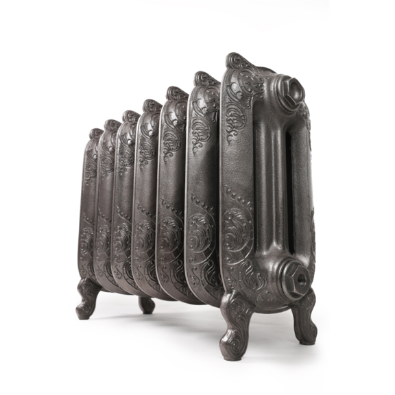 TERMA Oxford článkový radiátor 470x524 - Raw Metal