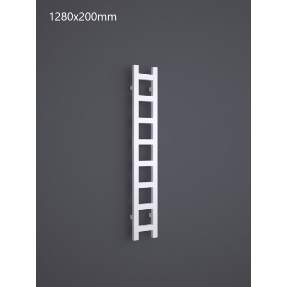 TERMA Easy One vertikálny radiátor 1280x200 RAL 9016