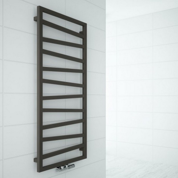 TERMA Zigzag kúpeľňový radiátor 1310x500 - farba Heban - inšpirácie