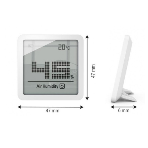 Stadler Form Selina Little digitálny vlhkomer a teplomer rozmery