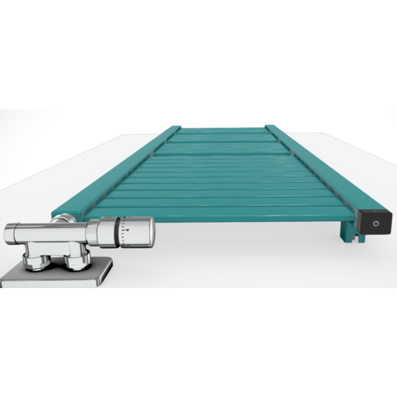 TERMA Mantis ONE dizajnový radiátor detail  RAL5018