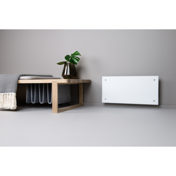 ADAX CLEA KWT biely konvektor s WiFi interiér