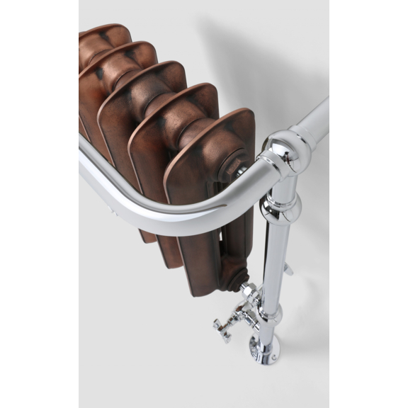 TERMA Plain towel rail retro radiátor medená náhľad