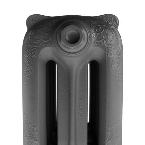 TERMA Oxford článkový retro radiátor farba Graff detail