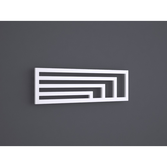 TERMA Angus H dizajnový radiátor farba RAL 9016 360x1140