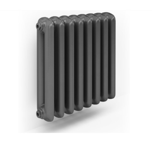 TERMA Plain retro radiátor 660x688 farba Flat Black