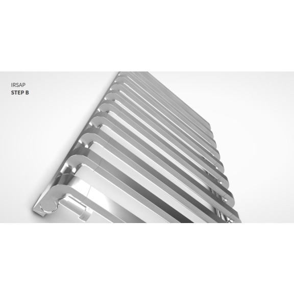 IRSAP Step B chrómový kúpeľňový radiátor detail2
