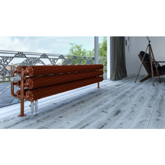 TERMA Ribbon HSD retro radiátor farba Copper