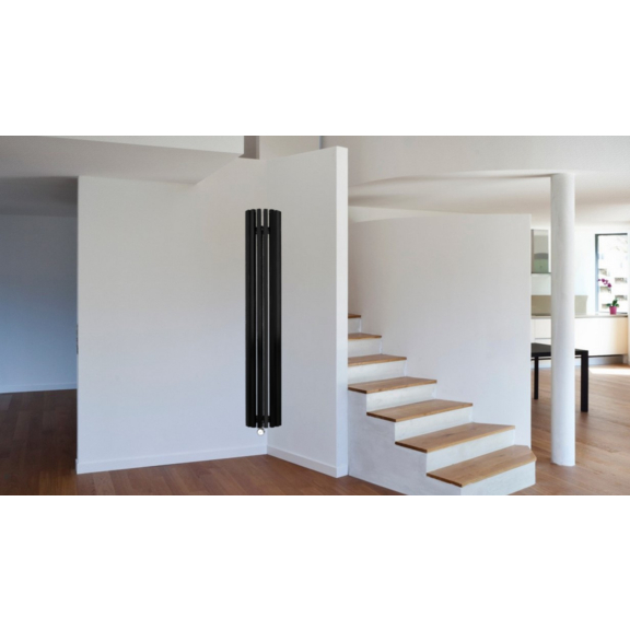 TERMA Triga ANC E dizajnový radiátor farba Metallic Black