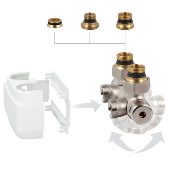 SR univerzálny stredový termoventil