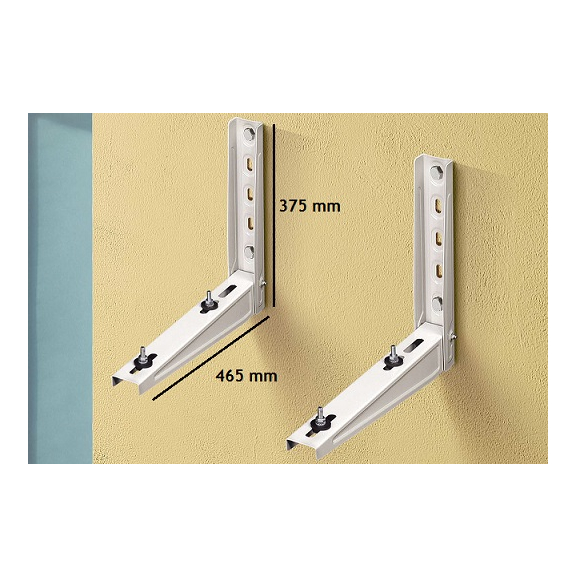 MS 117 Stredná konzola pre nástennú montáž rozmery