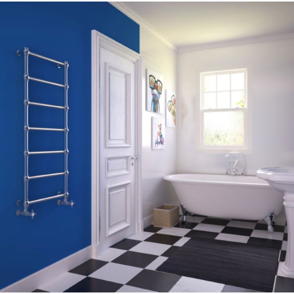 TERMA Retro dizajnový radiátor Chrome effect 1170x504 inšpirácie