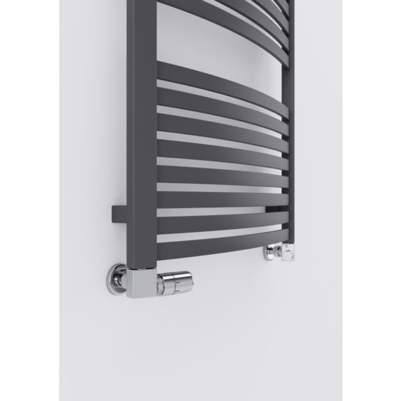 TERMA Dexter kúpeľňový radiátor 1220x600 Modern Gray detail