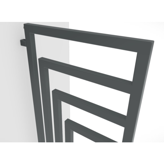 TERMA Angus DW dizajnový radiátor RAL7012 priestorový