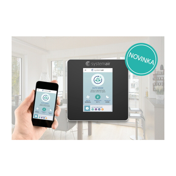 Systemair modul pre prístup na internet - Mobilná aplikácia