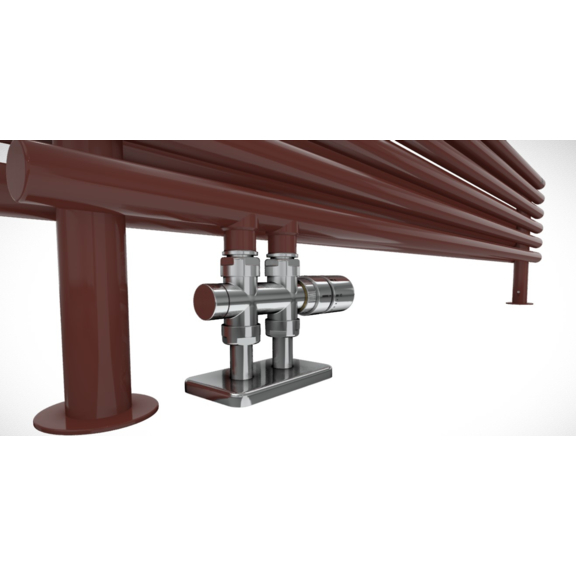 TERMA Tune HSD dizajnový radiátor pod okno detail - verzia vodný