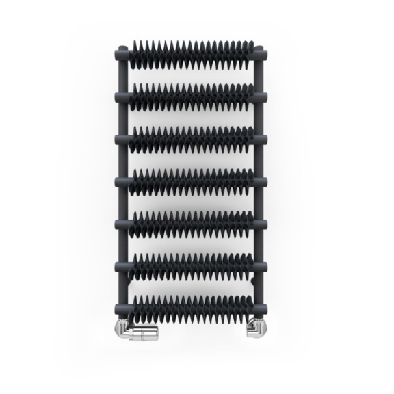 TERMA Ribbon T retro radiátor farba Metallic Grey