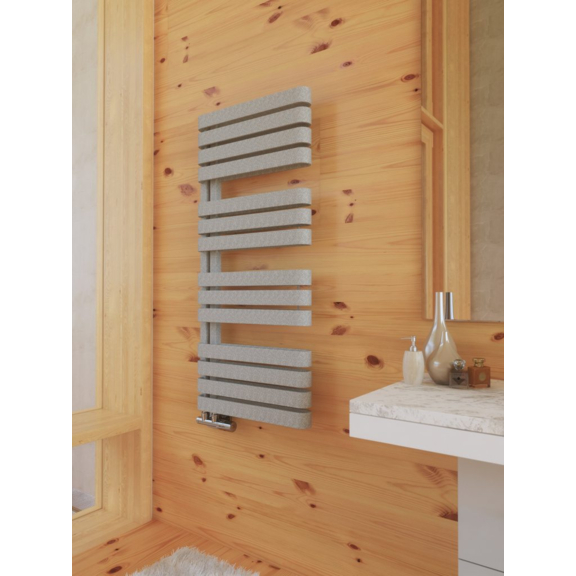 TERMA Warp S dizajnový radiátor 1110x500 farba Salt and Pepper - praktický dizajn