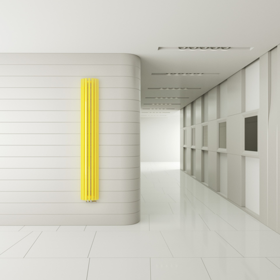 TERMA Triga AN dizajnový radiátor na stenu - v priestore