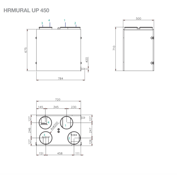 Lemmens Mural PX 450 T - nákres