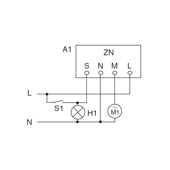 ZN 708 - schéma zapojenia