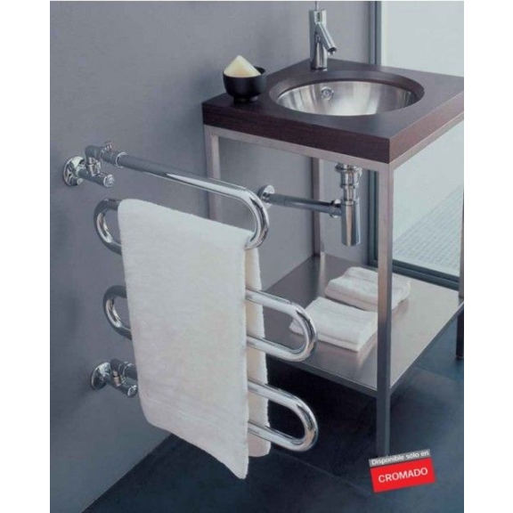 IRSAP Alatherm chrómový kúpeľňový radiátor - praktické riešenie