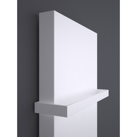 TERMA Case Slim dizajnový vertikálny radiátor biela rúčka