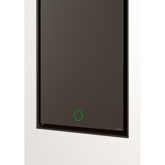 IRSAP Face dizajnový radiátor povrch Black Dots detail spodná časť