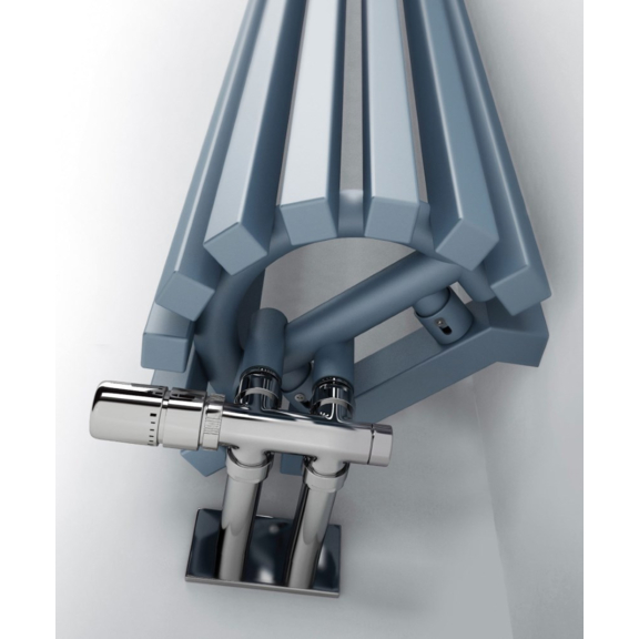 TERMA Triga ANC dizajnový radiátor RAL 5024 detail
