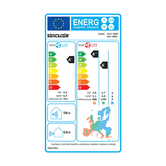 Sinclair Keyon SIH-18BIK/SOH-18BIK