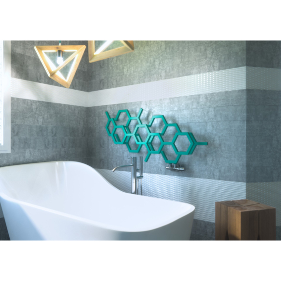 TERMA Hex dizajnový radiátor RAL5018