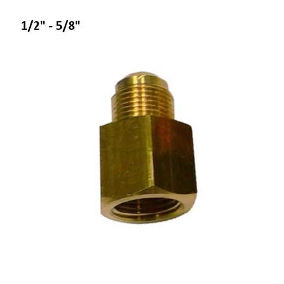 Mosadzná redukcia 1/2" - 5/8"