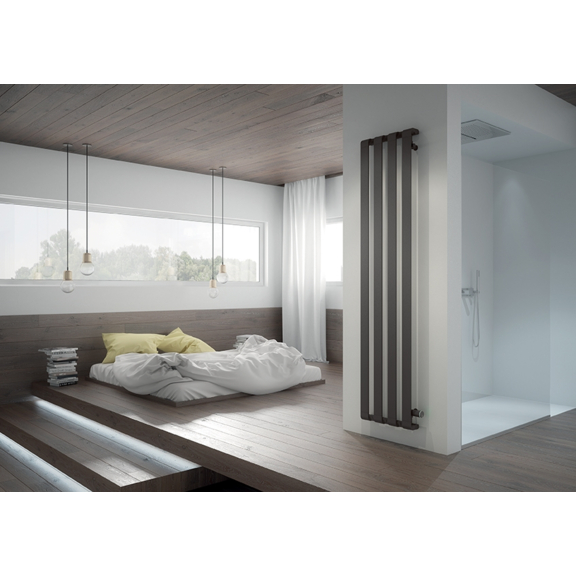 IRSAP Step V dizajnový radiátor 2000x430 farba Brown Tobacco