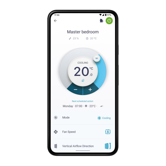 Daikin integrované WiFi ovládanie