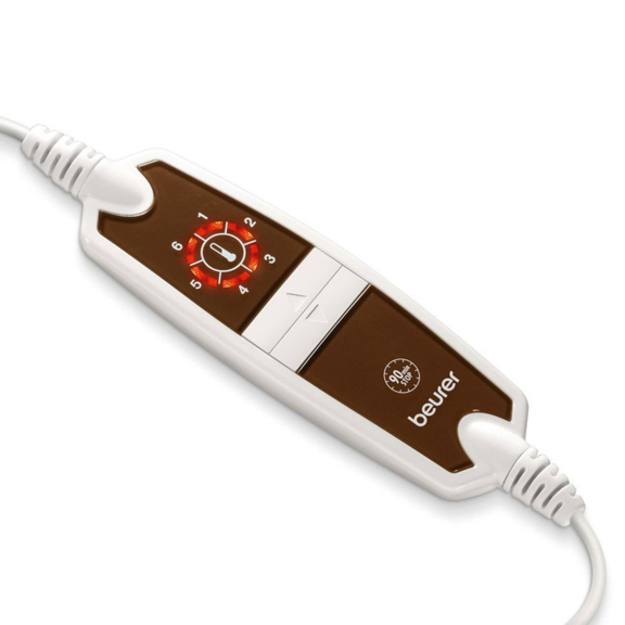 BEURER HK 125 elektrická výhrevná podložka - detail ovládač