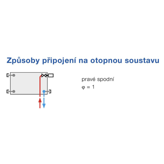 Korado Radik Plan VK vodný doskový radiátor