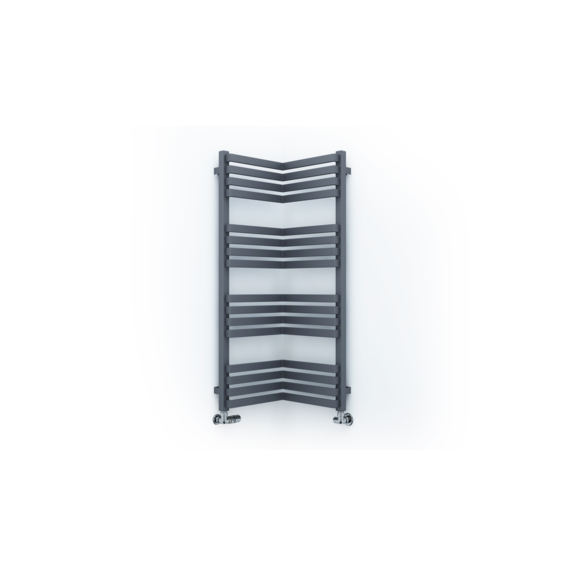 TERMA incorner rohový radiátor 1005x350 farba Modern Grey