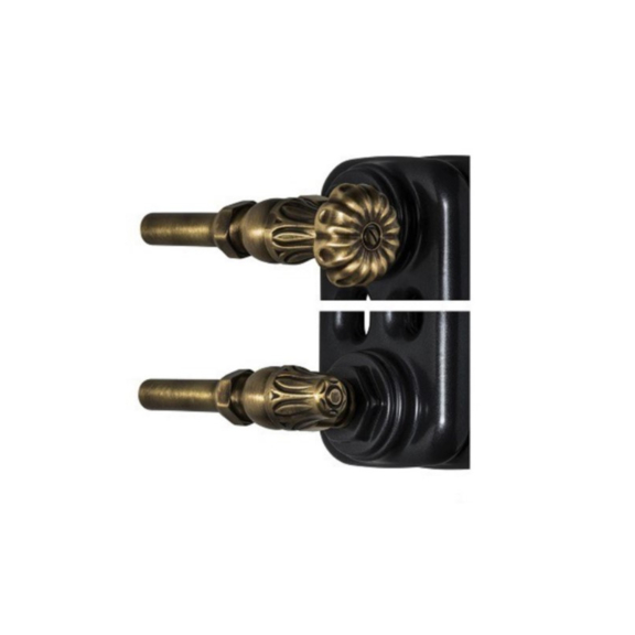 Bronzová manuálna sada ventilov Floral Old Style - rohová