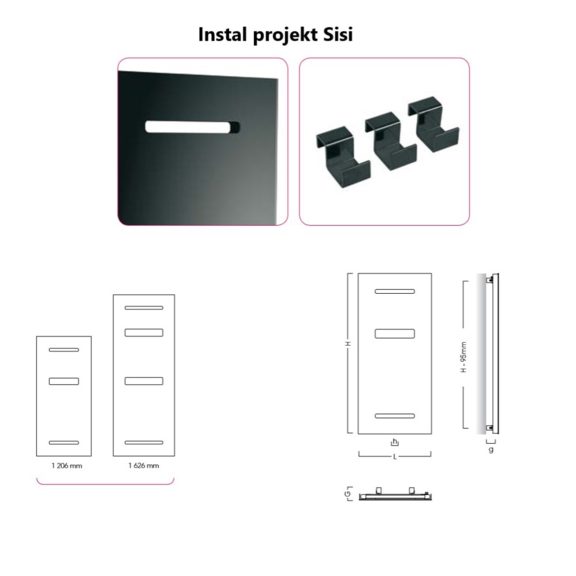 Instal projekt Sisi technicke parametre