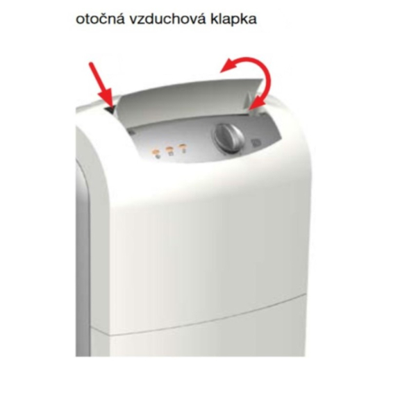 Remko ETF320 - klapka na smerovanie fúkania vzduchu