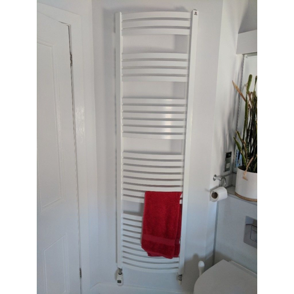 TERMA Dexter elektrický kúpeľňový radiátor 1760x500 RAL9016 na stenu