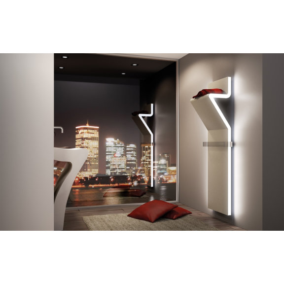 IRSAP Tratto dizajnový radiátor 1600x450 farba Quartz1